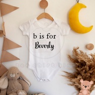 Personalized Baby Boy Onesie | Cute Custom Printing Onesie | Baby Name Onesie Baju Baby Baju Budak K