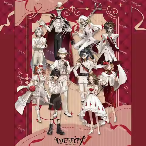 Identity V Ithaqua Evelyn Mora Lily Ballier Jack Emil Cosplay Cartoon Acrylic Stand Pendant Keychain