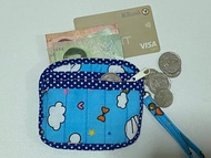 กระเป๋าผ้าใส่เหรียญใส่แบงค์พับครึ่งได้ / ใส่สตางค์ / ใส่บัตร (ขนาด : 4x3 นิ้ว.)