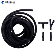 NOBELJIAOO 2m Automotiv Car Wiper Blade Pipe Windshield Wiper Tube Windshield Washer Hose Connector 