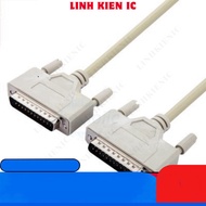 DB25 Male-Male Serial Cable Straight Connector 1.5m Long IC2 Components