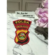 3d South Sumatra Regional Police Embroidery