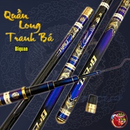 Cần câu tay Biquan Quần Long Tranh Bá 6H mật độ carbon cao siêu nhẹ siêu cứng cảm giác câu tốt tải c