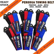 [81] Proton & Perodua Car Towing Belt Bumper Tow Hook rope Screw on for Bumper Universal