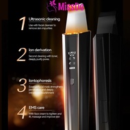 MissDe Facial Skin Scrubber Blackhead Remover Acne Cleanser Skin Massage Scrubber Spatula Ultrasonic