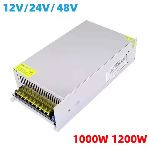 12V 24V 48V Power Supply SMPS AC DC 220V TO 12V 24V 48V 1000W 1200W Switching Power Supply SMPS