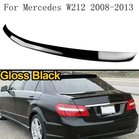 Spoiler For Mercedes W212 2008-2013 High Quality Abs Plastic Car Tail Wing Decoration For Mercedes-b