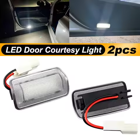 2x LED Door Courtesy Light For Lexus IS250 IS300 RX300 GS300 RX350 IS200 RX330 ES350 RX400H LX470 LS