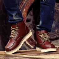 men's ankle boot comfortable men shoes motorcycle boots Dr Martens daily cowhide Martin boots outdoor shoes Martin boots