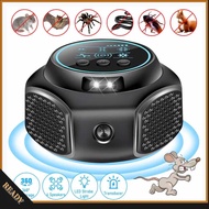 Powerful Mouse Mice Rat Bat Squirrel Insect Repellent Electronic Ultrasonic Mouse Repeller (Black)