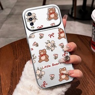 VRQR Cute Teddy Bear Casing for Vivo Y20 2021 Y20A Y20T Y20i Y20S G Y12A Y12S 2021 Y3S 2021 Silicone