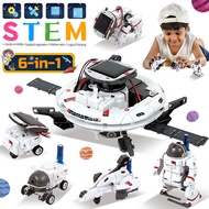 STEM Toys 6-in-1 Science kit Solar Robot Toy Space Astronauta Figure Educatoinal Science Building Ex