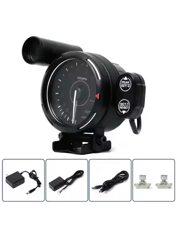 Simracing Game Car Motorcycle Tachometer 11000 RPM 7-Color Backlight Real-Time Response Universal RP