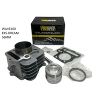 Honda ex5 dream / wave100 / wave 100 PROTAPER RACING BLOCK WITH PISTON  *** 53mm DOME / 56mm SEMI DO