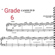 Canon in D - Grade 4, 5, 6 & 8 Piano Sheets Bundle & Single Music Score