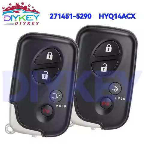 DIYKEY Keyless Go HYQ14ACX 271451-5290 For Lexus RX350 RX450h LS460 LS600h CT200h GX460 2009-2016 Sm