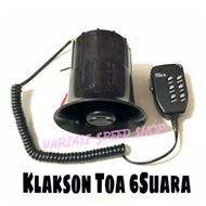 HORN 6 SOUND MIC SIREN TOA HORN