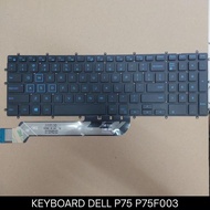 TOMBOL DELL P75F P75F003 BACKLIGHT KEYBOARD BUTTON biru