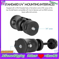 caoyuanstore Panoramic Tripod Head Camera Mount Adapter Mini Ballhead 360°Rotatable 10kg/ 4.4lbs Loa