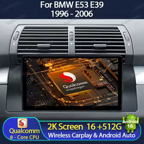 Android 16 Car Radio For BMW 5 E39 1996 - 2003 E53 X5 M5 Mirror Link GPS NAVI BT Backup Camera Carpl