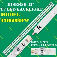 43B6000PW HISENSE 43" TV LED BACKLIGHT ( LAMP TV) HISENSE 43 INCH LED TV BACKLIGHT 43B6000 43B6000P