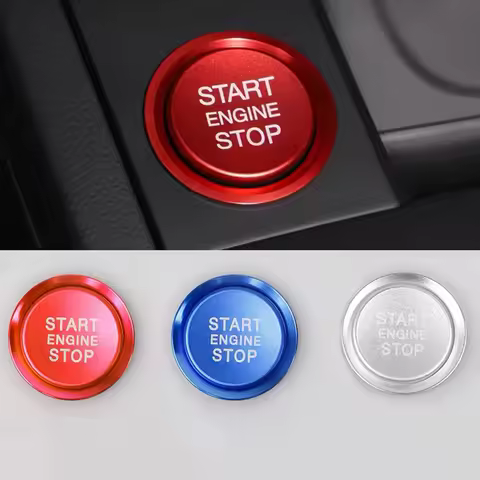 Car Styling One-click Start Button Sticker Decoration Cover Trim For Audi A4 A5 B9 B8 BT A6 A6L A7 C