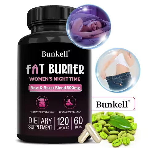 Women's Night Fat Burner, Helps Reduce Belly Fat, Manage Weight, Support Sleep, Dietary Supplement