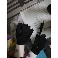 Zip Kain 10 12 14 16 18 20 Inci HITAM & PUTIH SAHAJA Zip Panjang Zip Kusyen Zip Baju Zip Lengan Baju