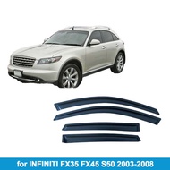 Suitable for INFINITI INFINITI FX35 FX45 S50 23-28 Rain Baffle Side Window Deflector