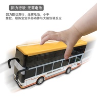 【READY STOCK IN MALAYSIA】Bus with Sound And LED Light Battery Operated Model Children's Toys City bu