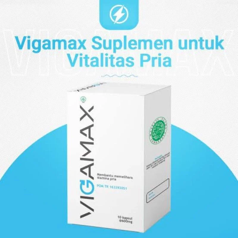 Vigamax Asli Obat Pembesar Penis Kuat Keras Tahan Lama Vitalitas Pria Halal Original BPOM