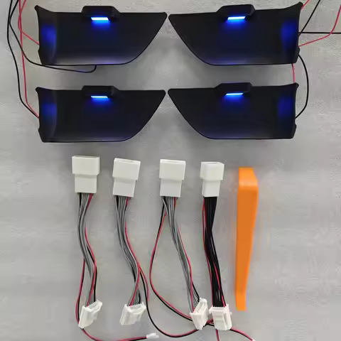 LED Car Inner Ambient Light For Toyota bz4x 2022 2023 2024 Handle Door Bowl Lamp Non-destructive ins