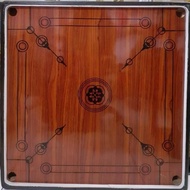 Carrom table - Table only, size 100x100cm, brown color