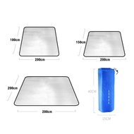 《Europe and America》 Double side Waterproof Aluminum Film Foldable EVA Picnic Beach Pad Moisture proof Mat for Outdoor Camping Tent Sleeping Mattress