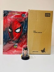 9成新 hottoys qs014 頭雕已植髮Hot Toys spiderman 1/4 蜘蛛俠 SMHC SM 1/4