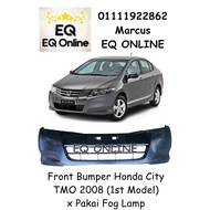 Honda City TMO 2008 Front Bumper (No Fog Lamp Hole) PP Plastic Malaysia (BUMPER DEPAN) 2009 2010 2011