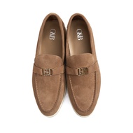 O&B รองเท้าหนังกลับ รุ่น ROMEO LOAFERS IN MOCHA MOUSSE-11218SU11694F_F5BRXX