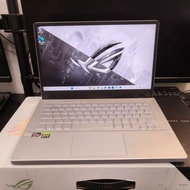 ASUS ROG Zephyrus G14 GA401QM 14吋電競筆電  (R9-5900HS/RTX 3060/32G/1TB SSD/月光白-有燈版)