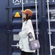 Deere Jack กระเป๋ากระเป๋าคาดอกผู้หญิงกระเป๋ากล้องพิมพ์ลายแฟชั่นย้อนยุคเกาหลีกล่องใส่กระเป๋าความจุมาก