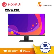 Funhouse | Koorui 24N1 BLACK Monitor computer pc 24 inch monitor FHD 1920*1080 IPS Panel Wide Screen