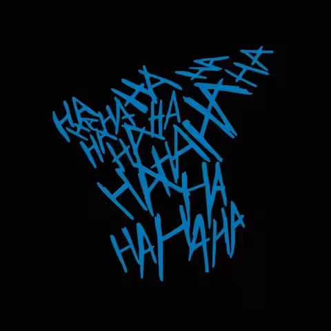 Hahaha, motorcycle helmet, car sticker, personalized modification decal, gradient vinyl body sticker