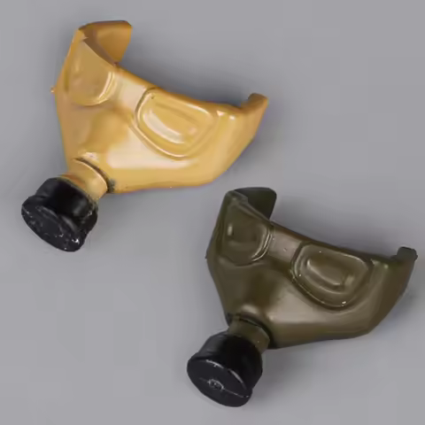 MOC Gas Mask Building Blocks WW2 Military Soldiers Equipment Accessories Bricsk Toys Kids Gift