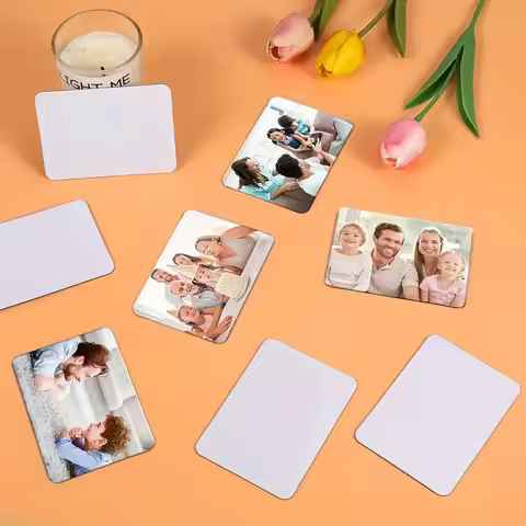1/3/5pc rectangle Custom Fridge Magnet Refrigerator Door Magnet Custom Photo Magnet magnetic photo f
