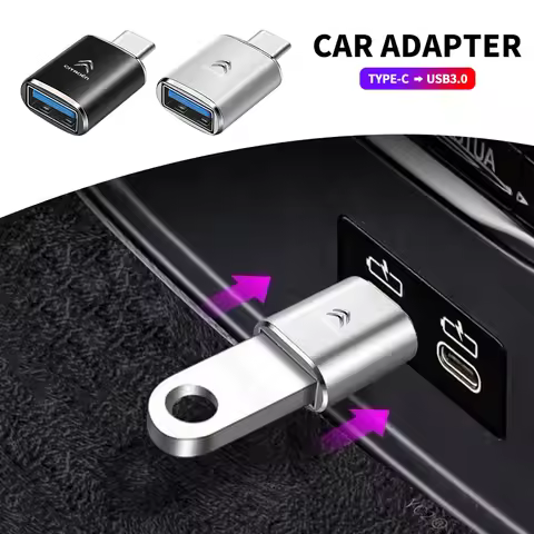 1Pcs Car Interior Accessories Adapter Converter Connector For Citroen C3 C5 AIRCROSS C5X C4 Cactus P