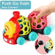 iPlay, iLearn Baby Toy Train, Infant Soft Cars for 6-12 Month Boy, Musical Push N Go Truck, Toddler 