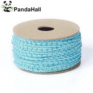 1roll Macrame Cord Rope for Wall Hanging Crafts Gift Wrapping Colorful 2mm about 21.87 yards(20m)/ro