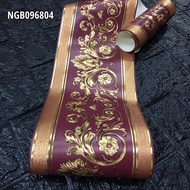 MERAH BORDERLIST CLASSIC RED GOLD RAISED WALLPAPER DIVIDER