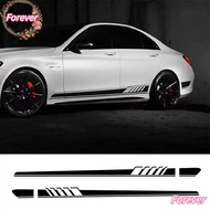 FOREVER Car Side Body Decals, Waterproof Removable Car Stickers, PVC Self-adhesive Car Accessories f