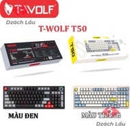 Gaming Keyboard T-Wolf T50 97 Keys 2 White And Black