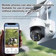 Solar CCTV V380 Pro 4G PTZ Camera Waterproof Solar CCTV 4G SIM Card Solar Power Outdoor CCTV